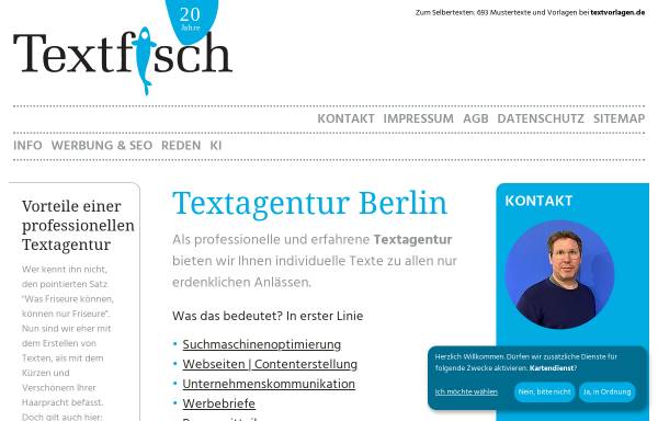 Vorschau von www.textfisch.de, Textfisch - Christoph Römer