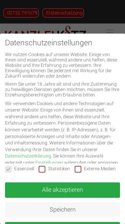 Vorschau der mobilen Webseite www.ra-kotz.de, Schuldunfähig