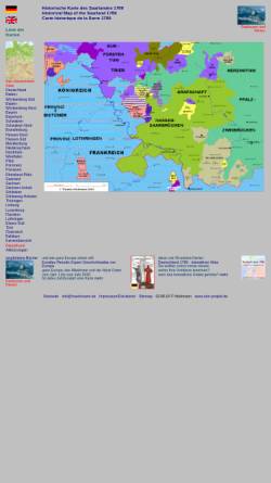 Vorschau der mobilen Webseite www.hoeckmann.de, Historische Karte des Saarlandes von 1789