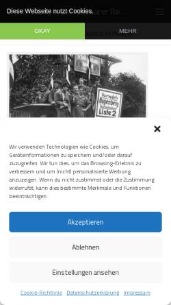Vorschau der mobilen Webseite www.wahlplakate-archiv.de, Wahlplakate-Archiv