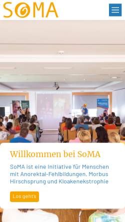 Vorschau der mobilen Webseite www.soma-ev.de, SoMA e.V.