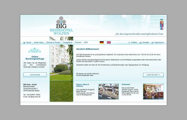 Vorschau von www.big-reisehotel.de, BIG-Reisehotel
