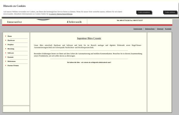 Vorschau von www.crasnic.de, Dan Crasnic - Ingenieurbüro für elektronische Entwicklung