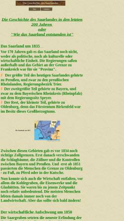 Vorschau der mobilen Webseite www.fell-dudweiler.de, Wie das Saarland entstanden ist
