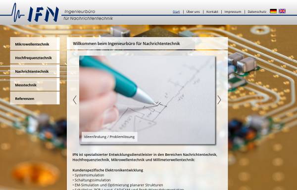 Vorschau von www.ifn-brandl.de, IFN Ingenieurbüro für Nachrichtentechnik