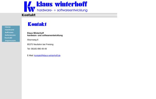 Vorschau von www.klaus-winterhoff.de, Klaus Winterhoff