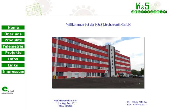 Vorschau von www.ks-mechatronik.de, K&S Mechatronik GmbH