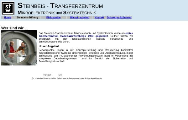 Vorschau von www.stz-furtwangen.de, STZ Mikroelektronik und Systemtechnik Furtwangen - Prof. Dr. W. Kuntz und Dipl.-Ing. B. Schmid
