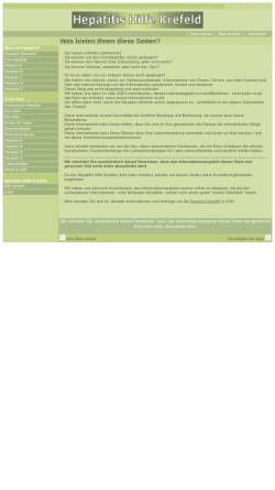 Vorschau der mobilen Webseite www.hepatitis-abc.de, Hepatitis-Hilfe Krefeld
