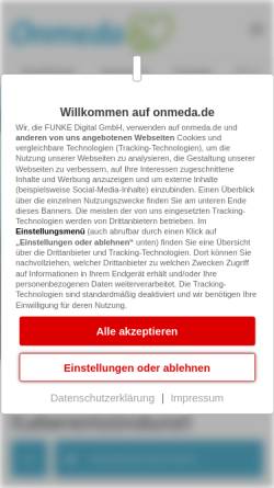 Vorschau der mobilen Webseite www.onmeda.de, Onmeda: Hepatitis