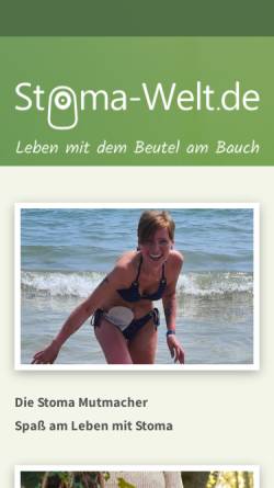Vorschau der mobilen Webseite www.stoma-welt.de, Stoma-Welt.de