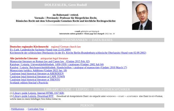 Vorschau von www.uni-leipzig.de, Juristenfakultät Leipzig