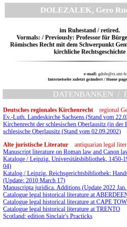 Vorschau der mobilen Webseite www.uni-leipzig.de, Juristenfakultät Leipzig