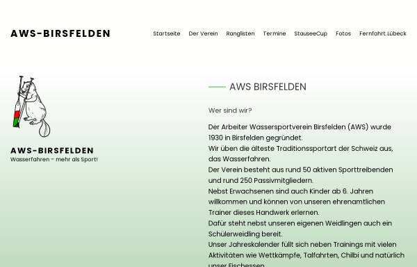 Vorschau von www.aws-birsfelden.ch, AWS Birsfelden