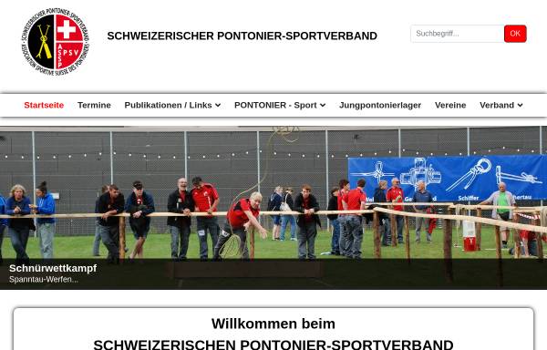 Vorschau von pontonier.ch, Schweizerischer Pontonier Sportverband