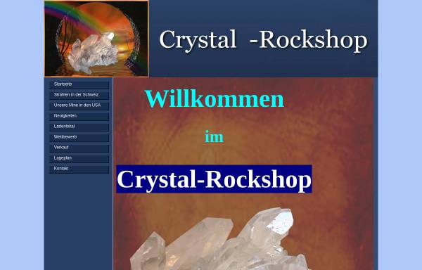 Vorschau von www.crystal-rockshop.ch, Crystal-Rockshop