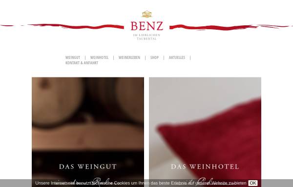 Vorschau von www.weingut-benz.de, Benz, Weingut