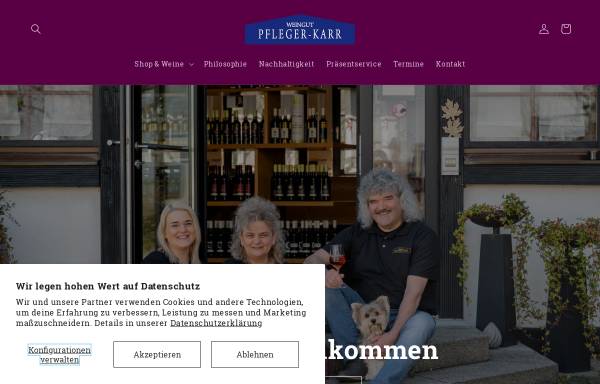 Vorschau von pfleger-karr.de, Pfleger-Karr, Wein- und Sektgut