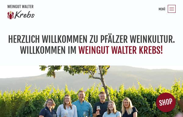 Vorschau von www.weingut-krebs.de, Weingut Krebs