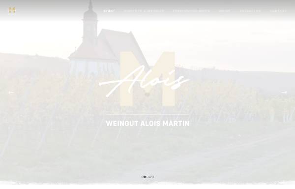 Vorschau von www.weingut-alois-martin.de, Weingut Alois Martin in Volkach