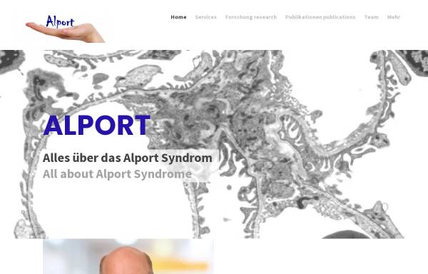 Vorschau von www.alport.de, Alport Syndrom