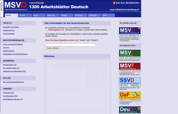 Vorschau von www.mittelschulvorbereitung.ch, Mittelschulvorbereitung Deutsch