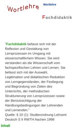 Vorschau der mobilen Webseite www.fachdidaktik-einecke.de, Online-Didaktik Deutsch