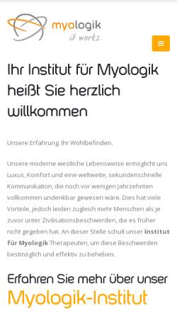 Vorschau der mobilen Webseite www.physioakut.de, PhysioAkut-