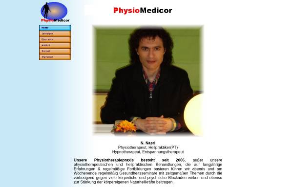 Vorschau von www.physiomedicor.de, Physiomedicor