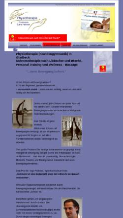 Vorschau der mobilen Webseite www.schmerzfrei-helmer.de, Physiotherapeutische Praxis Lars Helmer