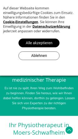 Vorschau der mobilen Webseite www.gesundheitszentrum-proactiv.de, Gesundheitszentrum Proactiv GmbH