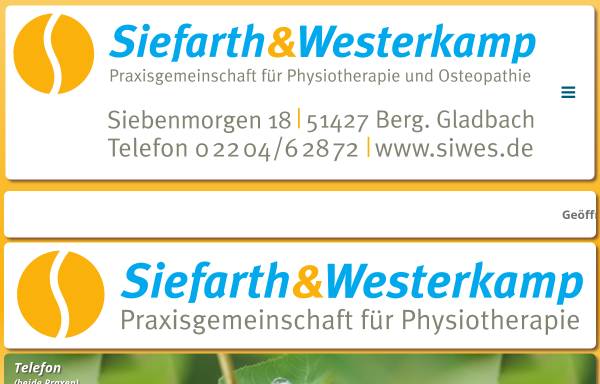 Vorschau von www.siwes.de, Praxisgemeinschaft Siefarth-Westerkamp