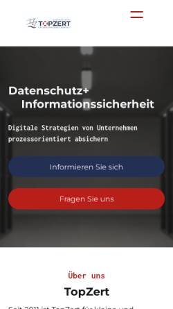Vorschau der mobilen Webseite datenschutz-weser-ems.de, 3G Business