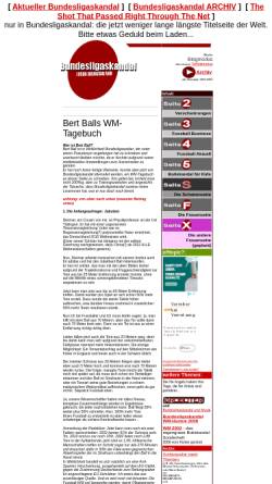Vorschau der mobilen Webseite www.bundesligaskandal.de, Bundesligaskandal