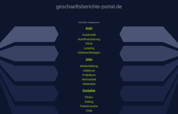 Vorschau von www.geschaeftsberichte-portal.de, Geschäftsberichte-Portal by Hoop-Consult GmbH