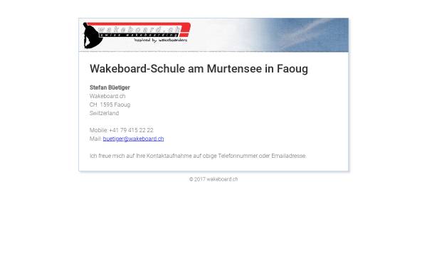 Vorschau von www.wakeboarding.ch, Swiss Wakeboarding