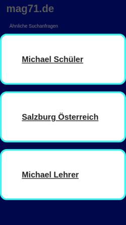 Vorschau der mobilen Webseite www.mag71.de, Wakeboard1