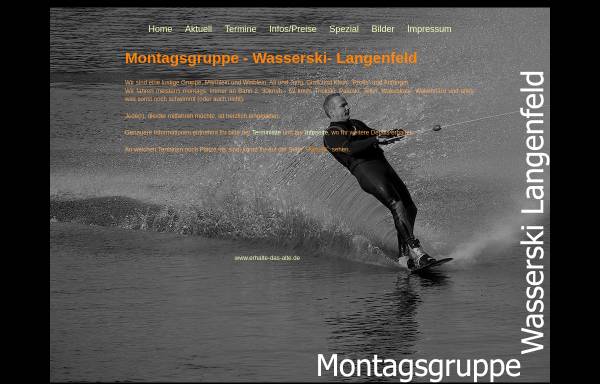 Wasserski Langenfeld Montagsgruppe