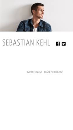 Vorschau der mobilen Webseite www.sebastian-kehl.de, Kehl, Sebastian