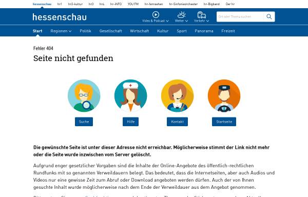 Vorschau von www.hr-online.de, Hessischer Rundfunk