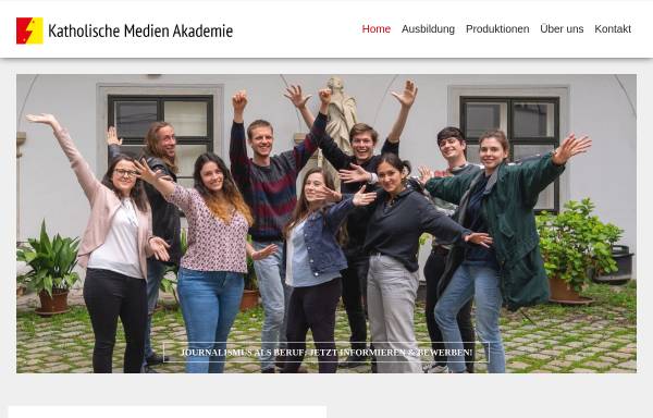Vorschau von www.kma.at, Katholischen Medien Akademie Wien
