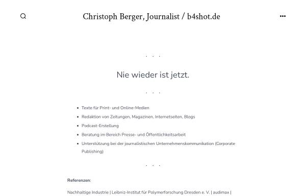 Vorschau von www.berger-christoph.de, Berger, Christoph