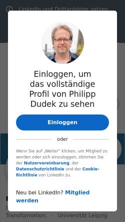 Vorschau der mobilen Webseite www.dudek-info.de, Dudek, Philipp