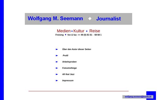 Vorschau von www.wseemann.de, Seemann, Wolfgang M.