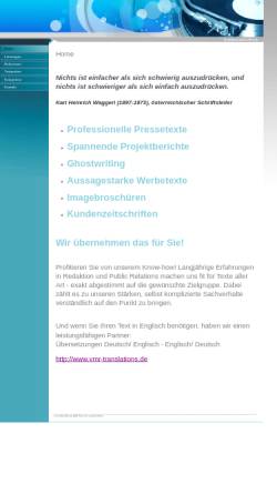 Vorschau der mobilen Webseite redaktion.mrosk.de, Redaktionsbüro Mrosk