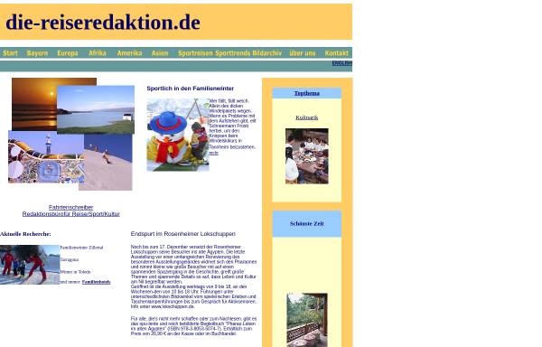 Vorschau von www.die-reiseredaktion.de, Die Reiseredaktion