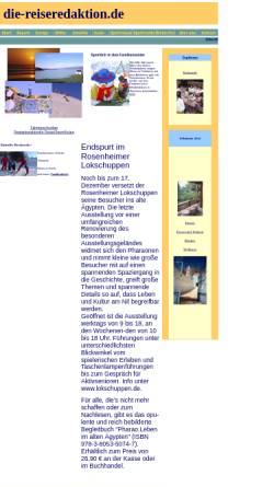 Vorschau der mobilen Webseite www.die-reiseredaktion.de, Die Reiseredaktion
