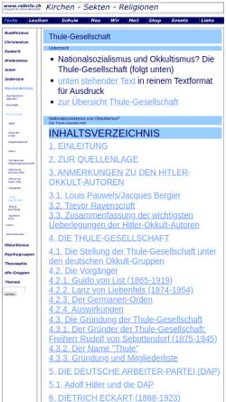Vorschau der mobilen Webseite www.relinfo.ch, Thule-Gesellschaft