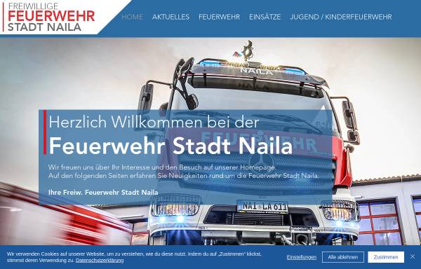 Vorschau von www.feuerwehr-naila.de, Freiwillige Feuerwehr der Stadt Naila