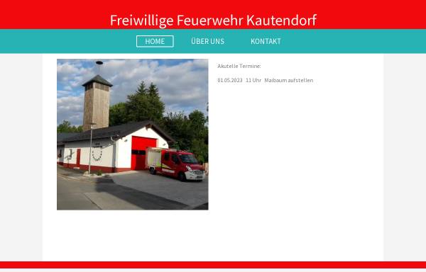 Vorschau von ffw.kautendorf.de, Freiwillige Feuerwehr Kautendorf